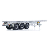 Metal Frame Trailer 3 Axles Trailers for 1/14 RC Tractor Radio Controlled Truck 40 Feet Container Assembled Models