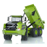 XDRC 1/14 Scale 6*6 Metal Hydraulic Lifting RC Articulated Truck Dumper Tipper RTR Car Model Light Sound Battery Charger Motor