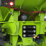 XDRC Metal 6X6 RC Hydraulic Articulated Truck 1/14 Scale Remote Control Dumper Tipper Car Model W/ Servo Motor Light Sound