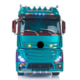 TOUCAN Painted 1/14 RC Tractor Truck for Actros 1851 3363 Remote Control 6X6 Metal Chassis Cars Light