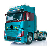 TOUCAN Painted 1/14 RC Tractor Truck for Actros 1851 3363 Remote Control 6X6 Metal Chassis Cars Light