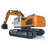 XDRC 1:14 Scale Hydraulic RC Excavator Model with 5CH Reversing Valve PL18EV Radio Light Sound System for Model 945 Digger