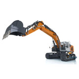 XDRC 1/14 Hydraulic RC Excavator with 5CH Reversing Valve Radio Control Light Sound Rotating Light System for Model 945 Digger