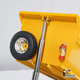 1/14 8x8 Hydraulic RC Dump Truck Metal Remote Control Tipper Car with Sound Light Servo I6S remote control