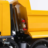 1/14 8x8 Hydraulic RC Dump Truck Metal Remote Control Tipper Car with Sound Light Servo I6S remote control