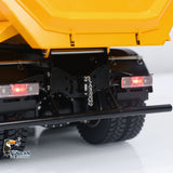 1:14 8*8 Hydraulic RC Equipment Radio Control Tipper Car Simulation Dump Truck DIY Model Sound Light I6S ESC Servo