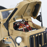 1/18 HG 4x4 RC Command Vehicles 4WD Radio Control Off-road Car Model Sound Light Painted and Assembled