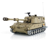 Tongde 1/16 Scale M109A2 RC Military Tank Self-propelled Howitze Metal Wheels LED Lights Smoke Generator Simulated Sound Effects