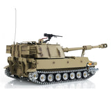 Tongde 1/16 Scale M109A2 RC Military Tank Self-propelled Howitze Metal Wheels LED Lights Smoke Generator Simulated Sound Effects