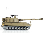 Tongde 1/16 Scale M109A2 RC Military Tank Self-propelled Howitze Metal Wheels LED Lights Smoke Generator Simulated Sound Effects