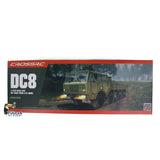 CROSSRC DC8 8X8 1/12 Electric Remote Control Off-road Military Truck Unassembled Unpainted with Crawler Car Motor Transmission