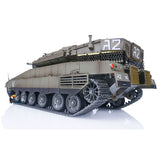 Heng Long 1/16 RC Battle Tank IDF Merkava MK IV Infrared Combating Redio Controlled Panzer with Full Metal Chassis Wheels