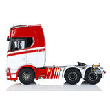 1/14 Finish RC Tractor Truck 770S 6x6 Metal Chassis Light Sound Smoke 3-speed Painted Vehicle