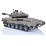 Heng Long 1/16 RC Battle Tank IDF Merkava MK IV Infrared Combating Redio Controlled Panzer with Full Metal Chassis Wheels
