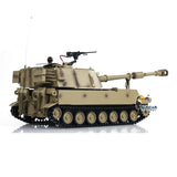 1/16 Tongde RC Tank M109A2 Self-propelled Howitze RTR Infantry Fighting Vehicle with LED Light Smoke Simulation Barrel Elevation