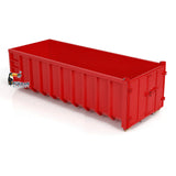 1/14 Red U-shaped Short High Bucket Timber Flatbed High Bucket Standard Bucket for 10x10 Hydraulic Full Dump Truck 8x8 RC Cars