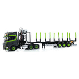 Toucan Assembled 6X6 Metal Chassis 1/14 RC Tractor Truck 770S Hydraulic Crane Logging Trailer PL18EV Lite