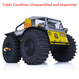 1/10 Scale All-terrain Remote Controlled Off-road Vehicle Amphibious Climbing Car KIT D-E077 3Motor W/O ESC Battery Charger