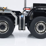 1/14 8x8 RC Hydraulic Roll-on Dumper Trucks Full Dump Truck 3-speed Transmission Differential Lock Axles WITH Sounds Lights