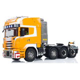 1/14 8x8 RC Tractor Truck RTR R620 Metal Remote Control Cars Assembled and Painted 3-speed Gearbox Light Sound System