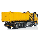 1:14 10x10 Metal RC Hydraulic Dump Car Remote Control Crane Full Dumper Trucks 9-Channel Reversing Valve with Light Sound System