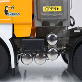 1/14 8x8 RC Tractor Truck RTR R620 Metal Remote Control Cars Assembled and Painted 3-speed Gearbox Light Sound System