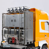 1/14 8x8 RC Tractor Truck RTR R620 Metal Remote Control Cars Assembled and Painted 3-speed Gearbox Light Sound System