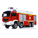 1/14 Remote Control  Fire Truck Metal Chassis Snozzle High-reach Extendable Turret 8x4 RC Vehicle