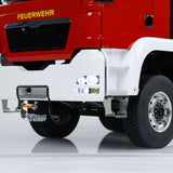 1/14 Remote Control  Fire Truck Metal Chassis Snozzle High-reach Extendable Turret 8x4 RC Vehicle