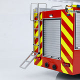 1/14 Remote Control  Fire Truck Metal Chassis Snozzle High-reach Extendable Turret 8x4 RC Vehicle