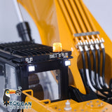 Kabolite K980 1/14 Hydraulic RC Excavator SY980H Giant PL18 Lite Radio Control Digger Metal Manual Quick Release Coupler Electric Hammer Ripper