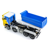 Metal 1/14 Remote Control Hydraulic Dump Truck 8x8 Full Tipper Car Differential Painted Assembled Vehicle