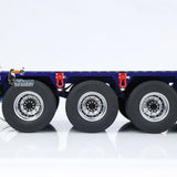 5-Axle Metal Semi Trailer for TAMIYA 1/14 Scale RC Tractor Truck Remote Control Dumper