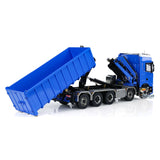 770S 1:14 5 Axles Metal RC Hydraulic Dump Truck  Light Sound Remote Control Crane Full Dumper