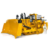 1/10 Giant Hydraulic RC Bulldozer D11T Heavy Duty PL18EV Remote Control Dozers 5-way Directional Valve System