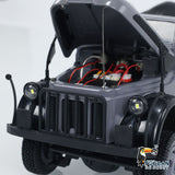 1/18 HG 4x4 RC Command Vehicles 4WD Radio Control Off-road Car Model Sound Light Painted and Assembled