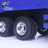 1/14 Metal Assembled Painted 3 Axles RC Trailer Low-bed Tractor Remote Controlled Dump Car Truck Hobby Model Toy Gift