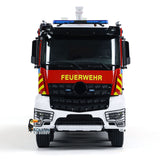 8x4 RC Fire Fighting Truck 1/14 Metal Chassis Radio Control Fire Car Light Sound 2-Speed Transmission Lighting and Sound System