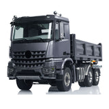 1/14 Hydraulic RC Dump Truck 6x6 Metal Radio Control Tipper Car 3-speed Gearbox with Light Sound System Differential Lock Axles