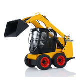 SM450 1/14 RC Hydraulic Wheeled Skid-Steer Metal Loader Remote Control Car Sound Light