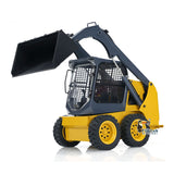 SM450 1/14 RC Hydraulic Wheeled Skid-Steer Metal Loader Remote Control Car Sound Light