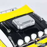 TOUCAN Painted 1/14 RC Tractor Truck 6x6 Metal Chassis RTR Remote Control Car Model Sound Light G-6181 Equipment Rack