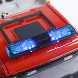 1/14 6x4 Remote Control Fire Fighting Truck RC Fire Vehicles Model Lights Sounds with Sound Light System FlySky I6S Controller