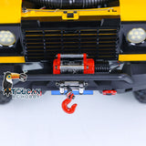 1/10 Crawler Racing Car Yellow 4x4 Off-road RC RIR Climbing Vehicle P411 Lights Sound Smoking Winch ESC 540 Brushed Motor Servo