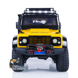 1/10 Crawler Racing Car Yellow 4x4 Off-road RC RIR Climbing Vehicle P411 Lights Sound Smoking Winch ESC 540 Brushed Motor Servo