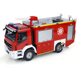 1/14 RC Fire Truck 4x2 Assembled Rescue Fire Vehicle 2-Speed Transmission Light Sound Painted Vehicle