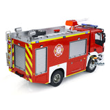 1/14 RC Fire Truck 4x2 Assembled Rescue Fire Vehicle 2-Speed Transmission Light Sound Painted Vehicle