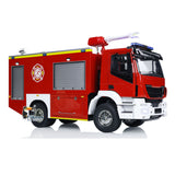 1/14 RC Fire Truck 4x2 Assembled Rescue Fire Vehicle 2-Speed Transmission Light Sound Painted Vehicle