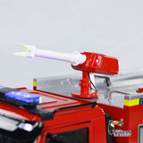 1/14 RC Fire Truck 4x2 Assembled Rescue Fire Vehicle 2-Speed Transmission Light Sound Painted Vehicle