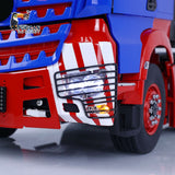 1/14 TOUCAN Painted 8x8 RC Tractor Truck Radio Control Cars Model Heavy Metal Chassis Smoke Unit Sound Light